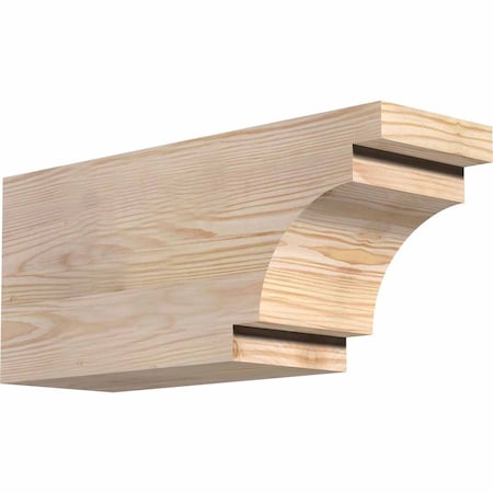 Ekena Millwork Mediterranean Smooth Rafter Tail, Douglas Fir, 5 1/2"W x 8"H x 18"L RFT06X08X18MED00SDF